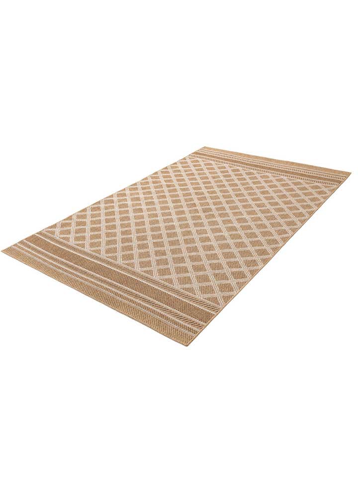 5' 1 x 8' Easy-Clean Trellis Indoor / Outdoor Rug