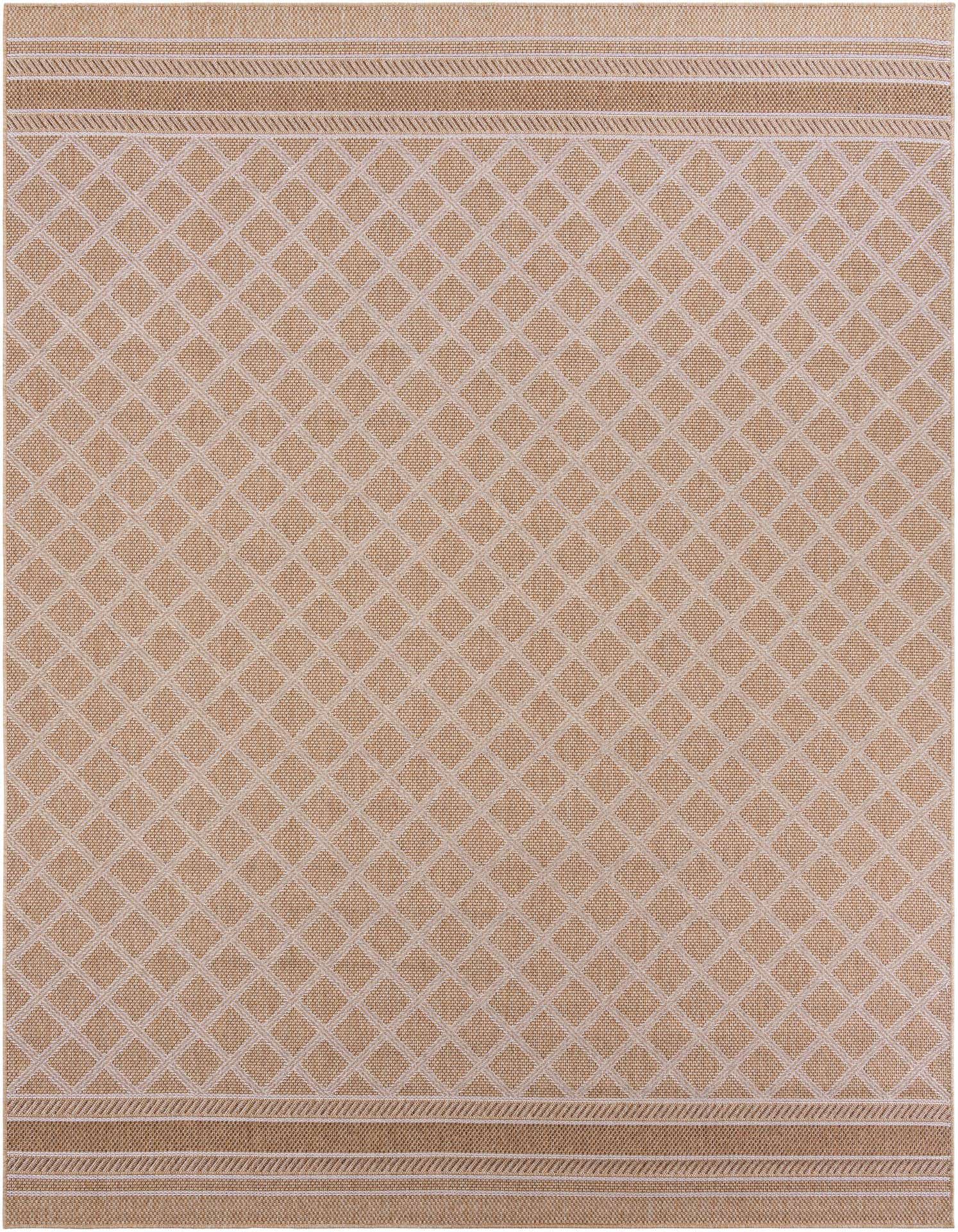 9' x 12' Easy-Clean Trellis Indoor / Outdoor Rug