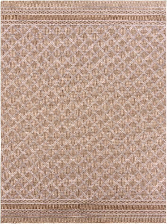 Detail image of 9' x 12' Easy-Clean Trellis Indoor / Outdoor Rug