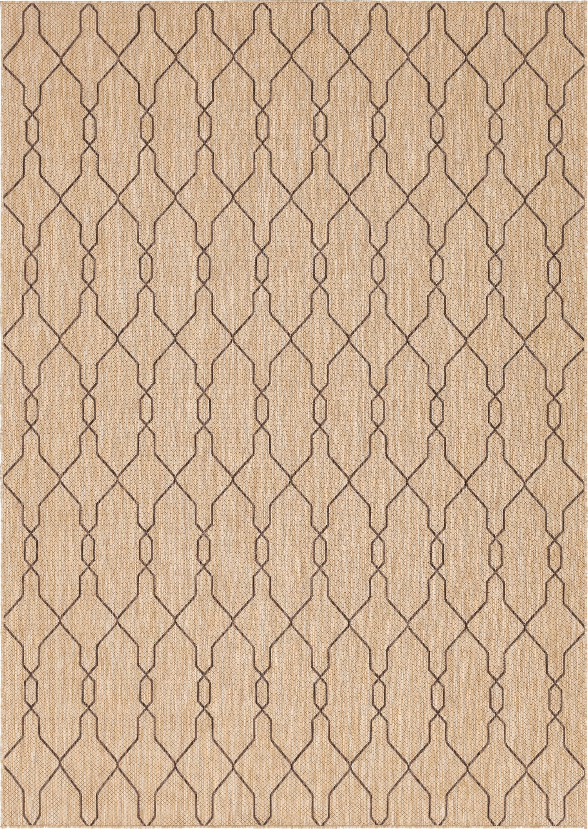 8' x 11' 4  Washable Trellis Indoor / Outdoor Rug