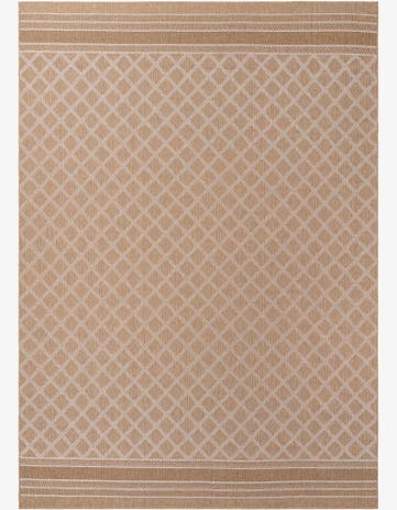 10' x 14' 1 Easy-Clean Trellis Indoor / Outdoor Rug