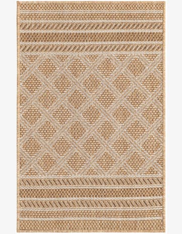 2' x 3' 1 Easy-Clean Trellis Indoor / Outdoor Rug