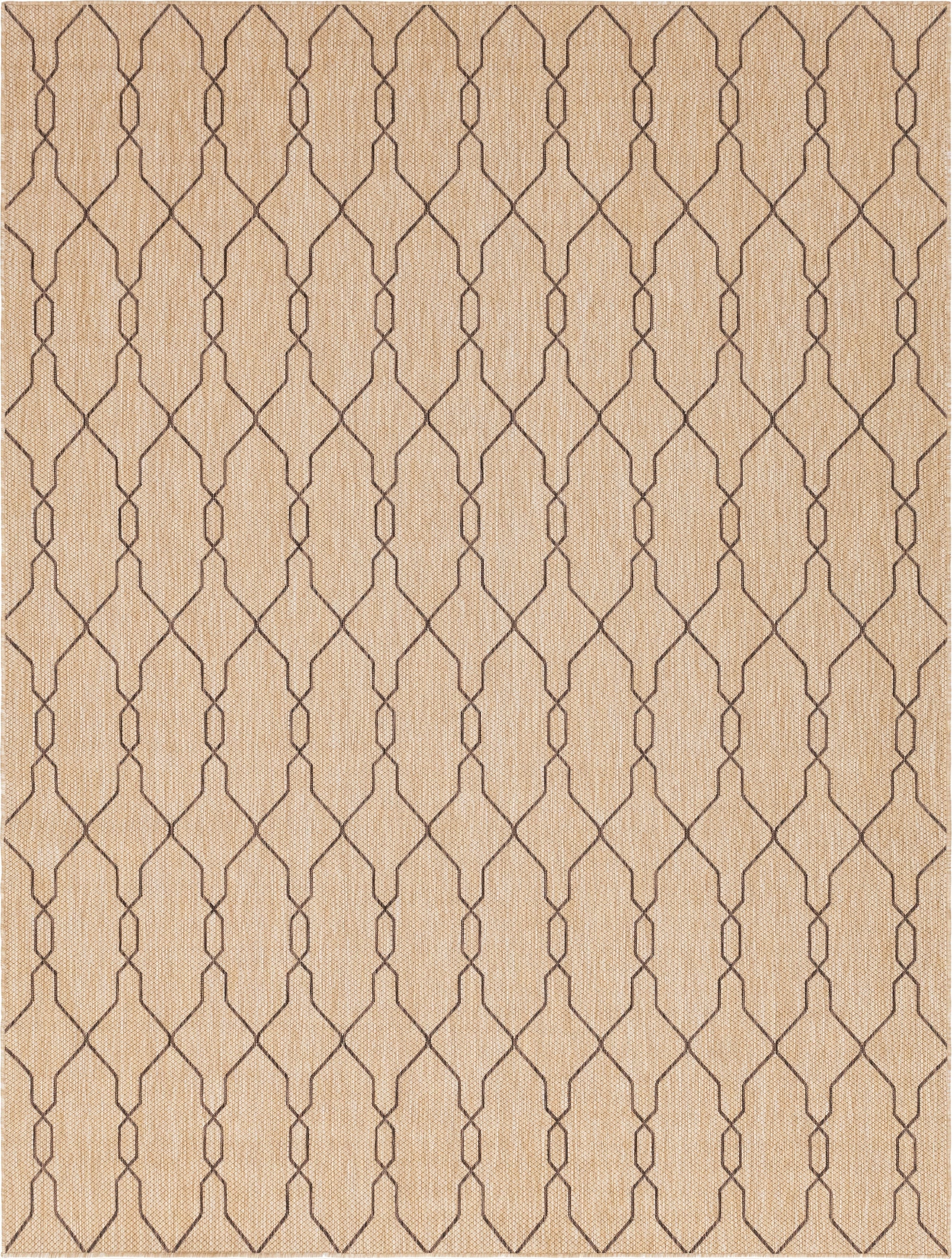 9' x 12'  Washable Trellis Indoor / Outdoor Rug