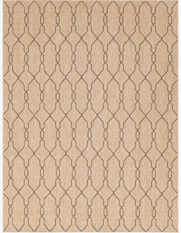 9' x 12' Easy-Clean Trellis Indoor / Outdoor Rug