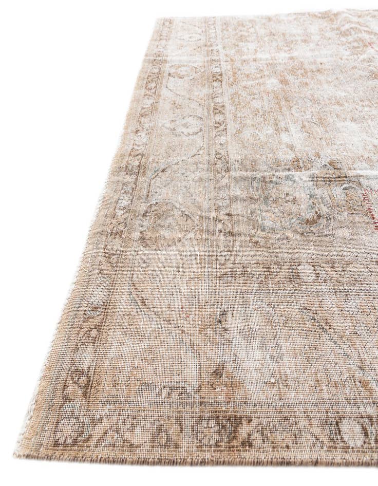 Detail image of 7' 8 x 12' 8  Hand Knotted Ultra Vintage Persian Wool Rug
