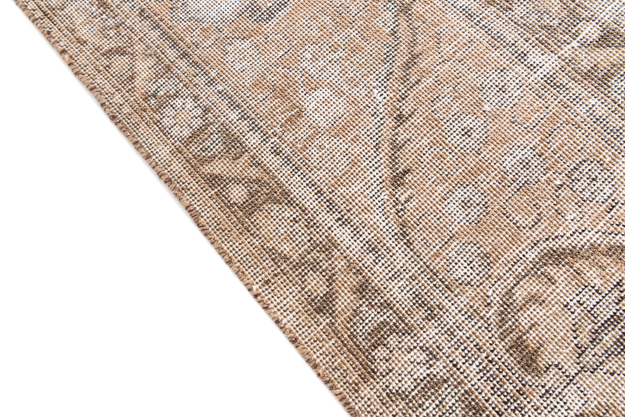 7' 8 x 12' 8 Hand Knotted Ultra Vintage Persian Wool Rug