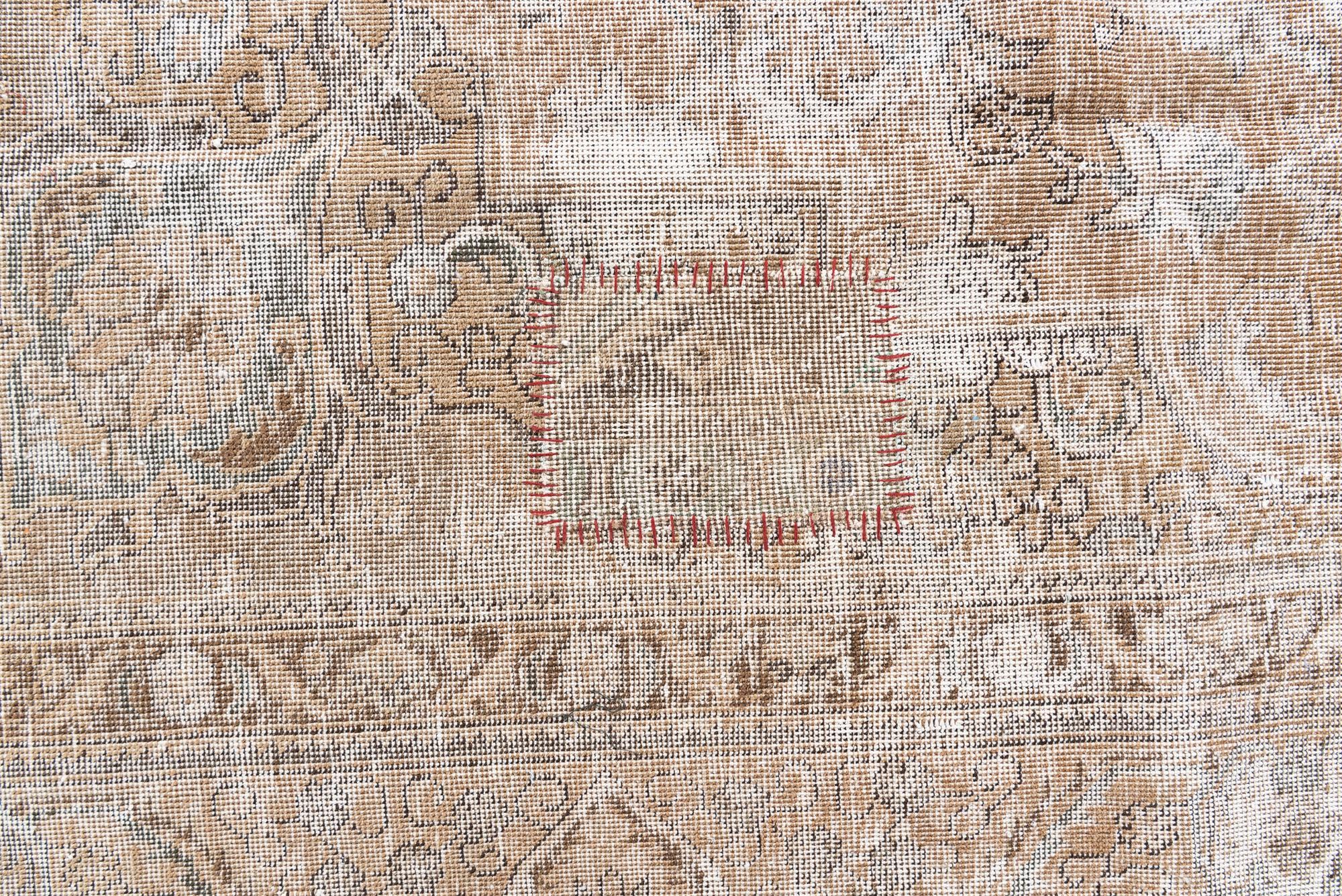 7' 8 x 12' 8 Hand Knotted Ultra Vintage Persian Wool Rug