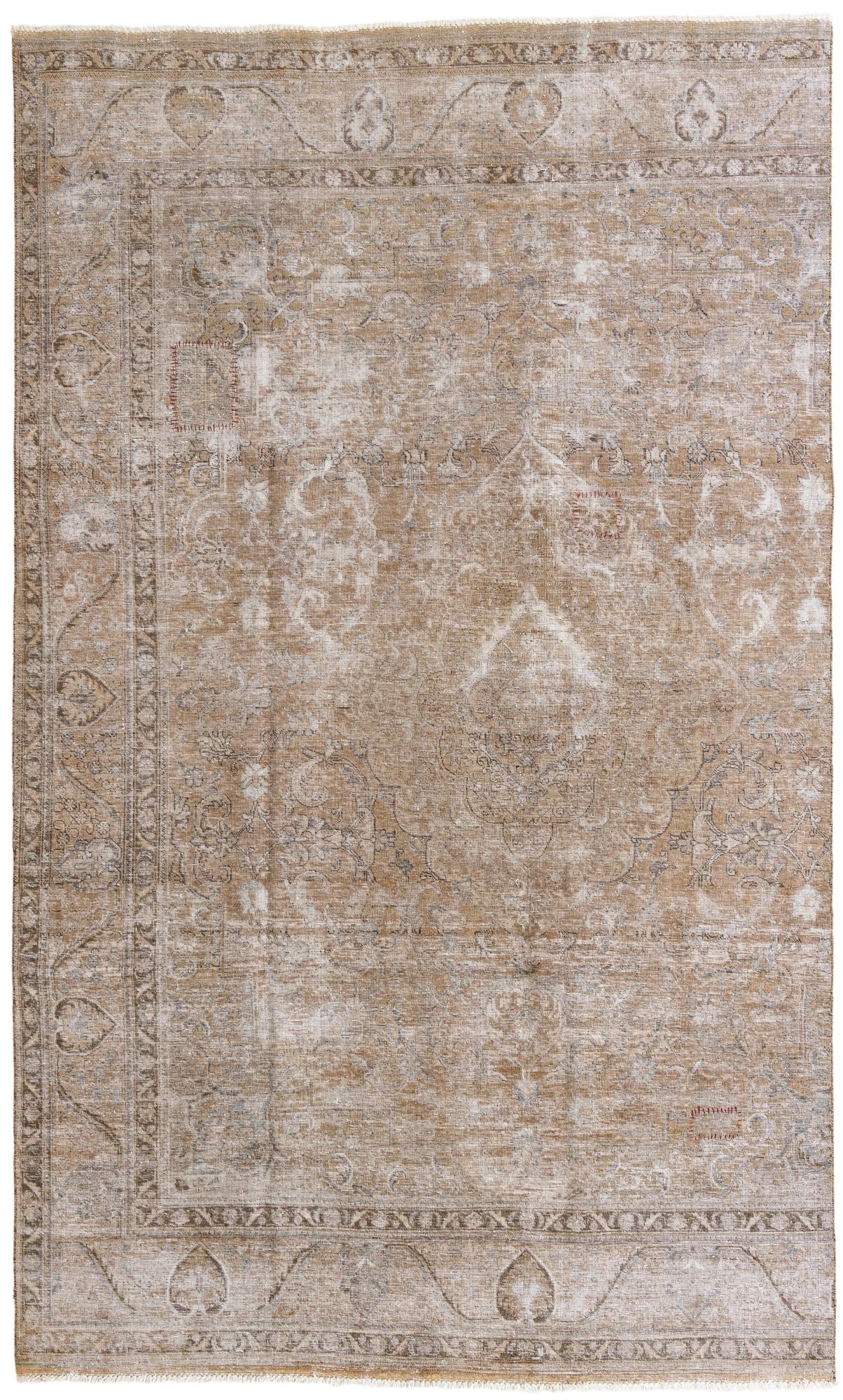 7' 8 x 12' 8 Hand Knotted Ultra Vintage Persian Wool Rug
