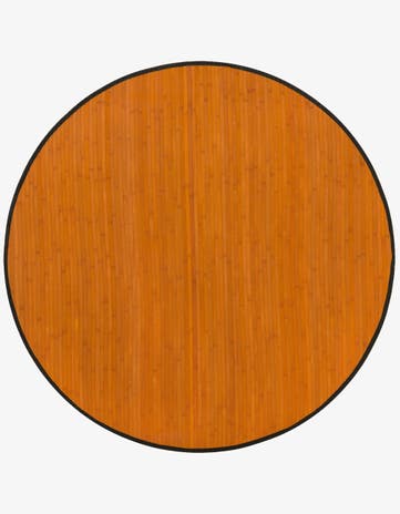 5' 3 x 5' 3 Bamboo Round Rug