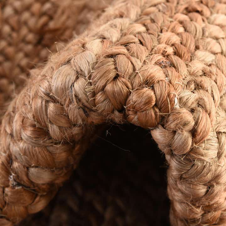 12' 4 x 12' 4 Handmade Braided Jute Luxe Round Rug