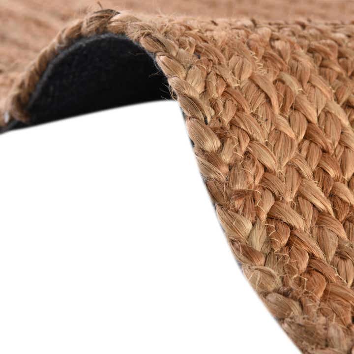 12' 4 x 12' 4 Handmade Braided Jute Luxe Round Rug