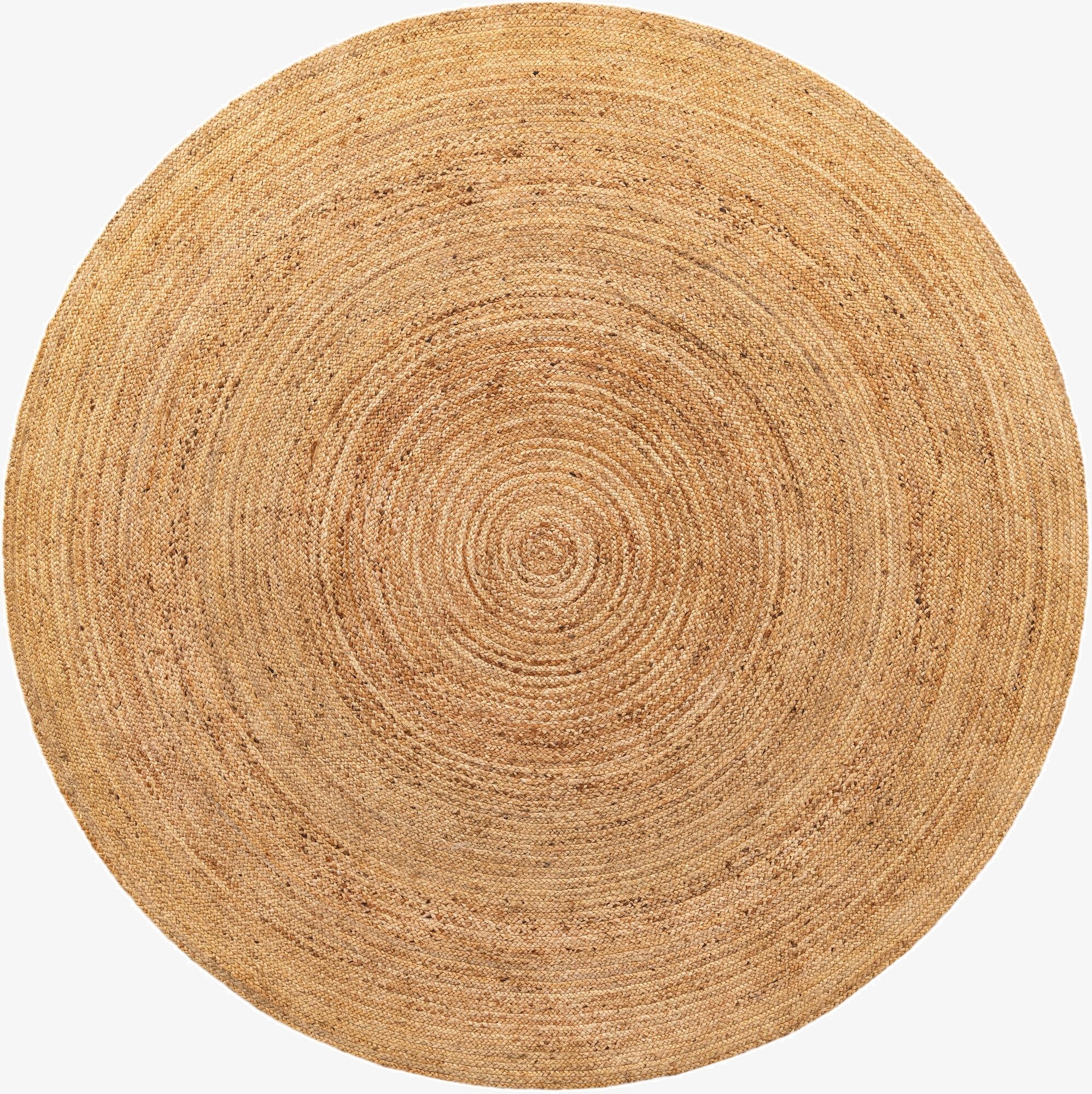 Primary image 10' 2 x 10' 2  Hand Braided Jute Luxe Round Rug