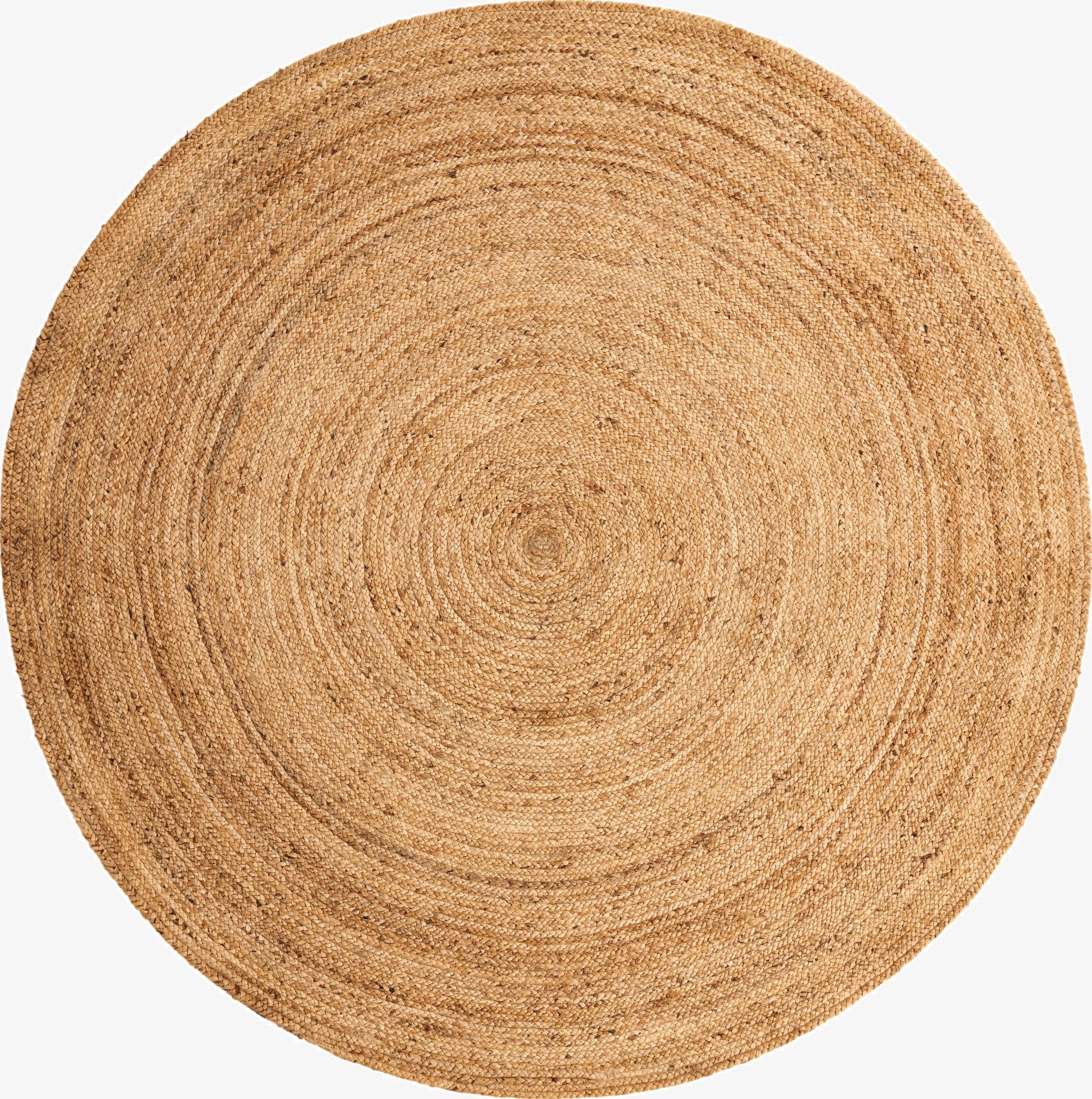 Primary image 7' 10 x 7' 10  Hand Braided Jute Luxe Round Rug