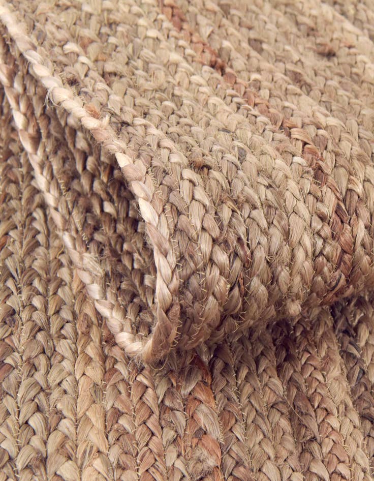 Detail image of 8' x 8' Handmade Braided Jute Round Rug