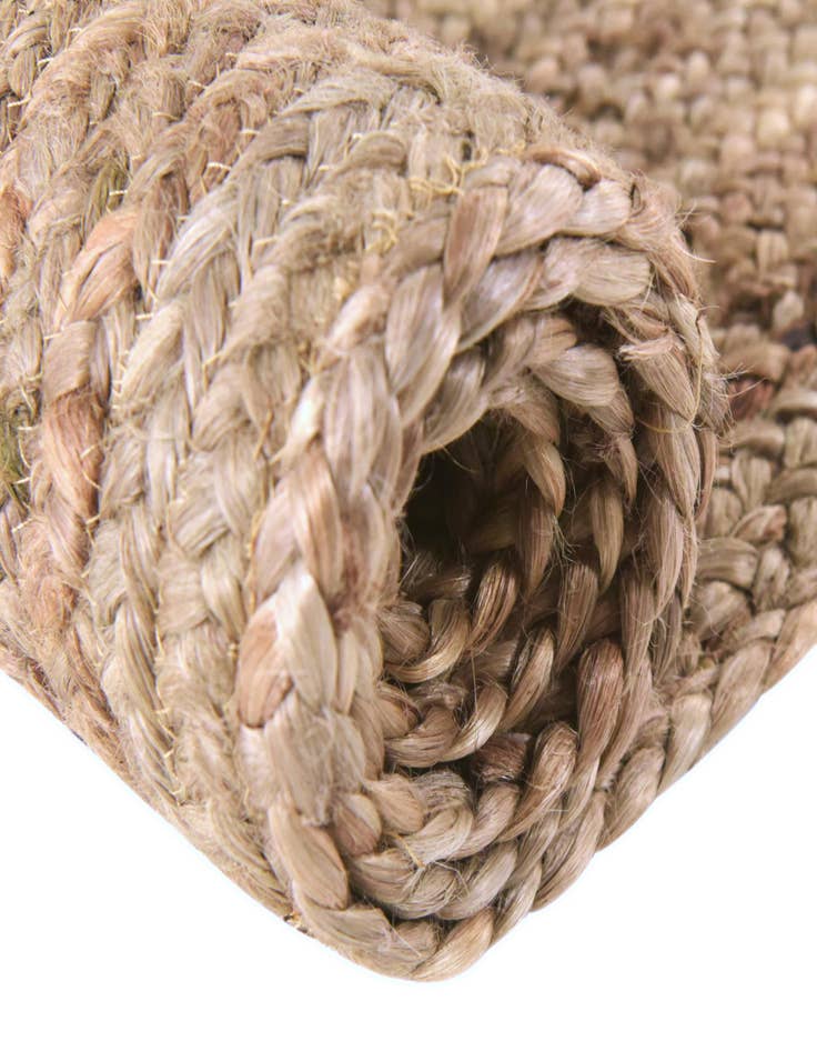 Detail image of 8' x 8' Handmade Braided Jute Round Rug