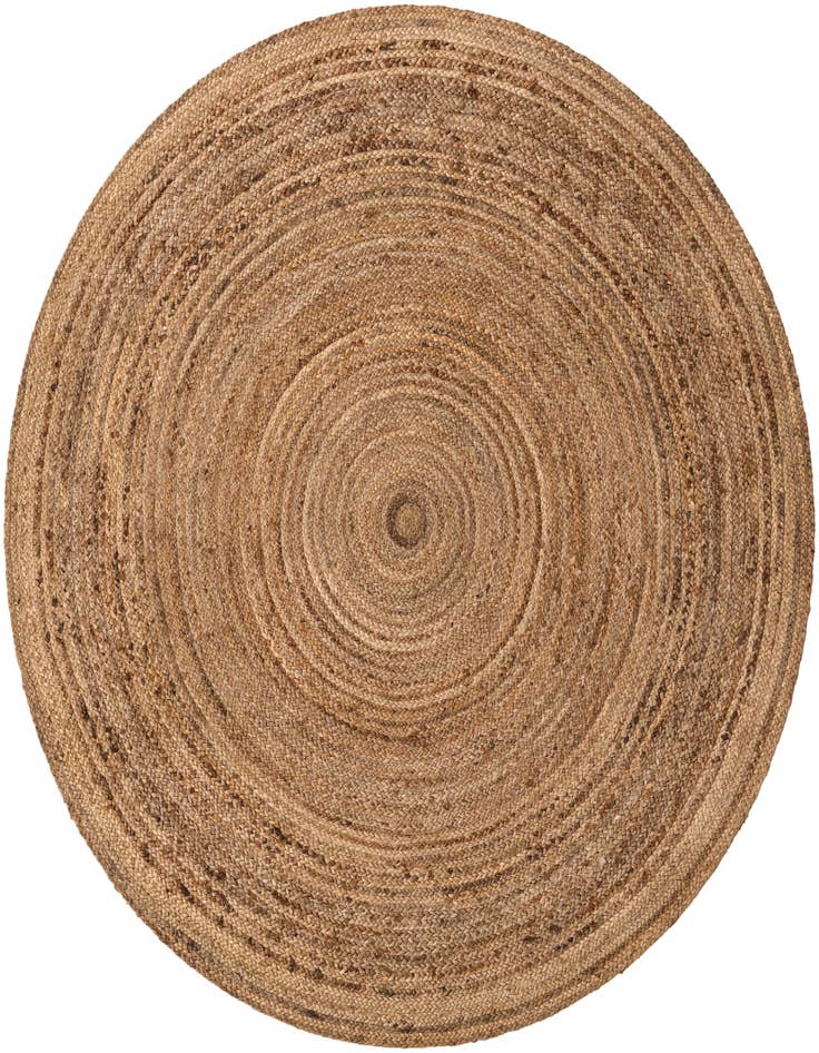 Detail image of 6' 1 x 6' 1 Handmade Braided Jute Round Rug