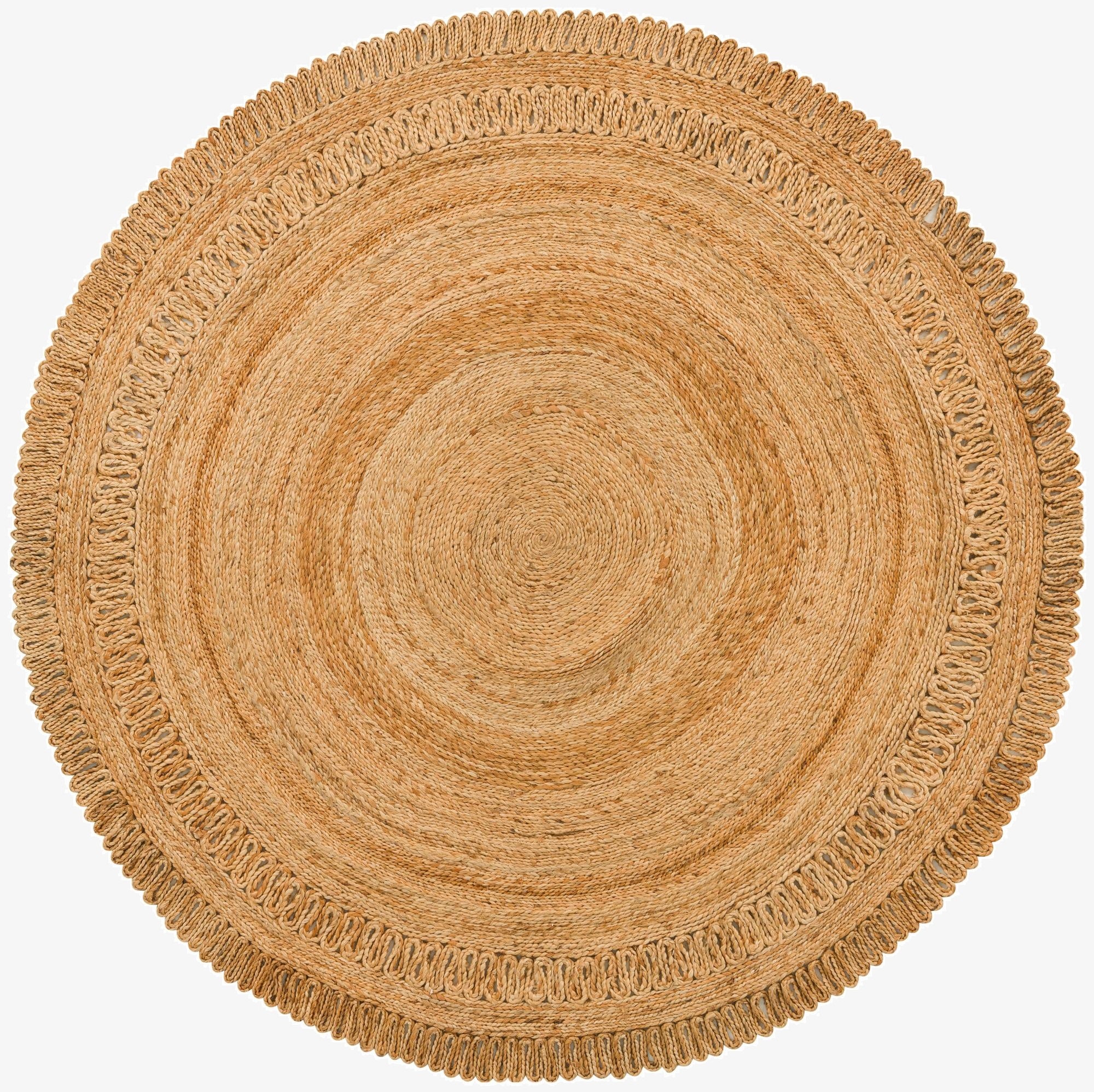 Primary image 6' 1 x 6' 1  Hand Braided Jute Round Rug