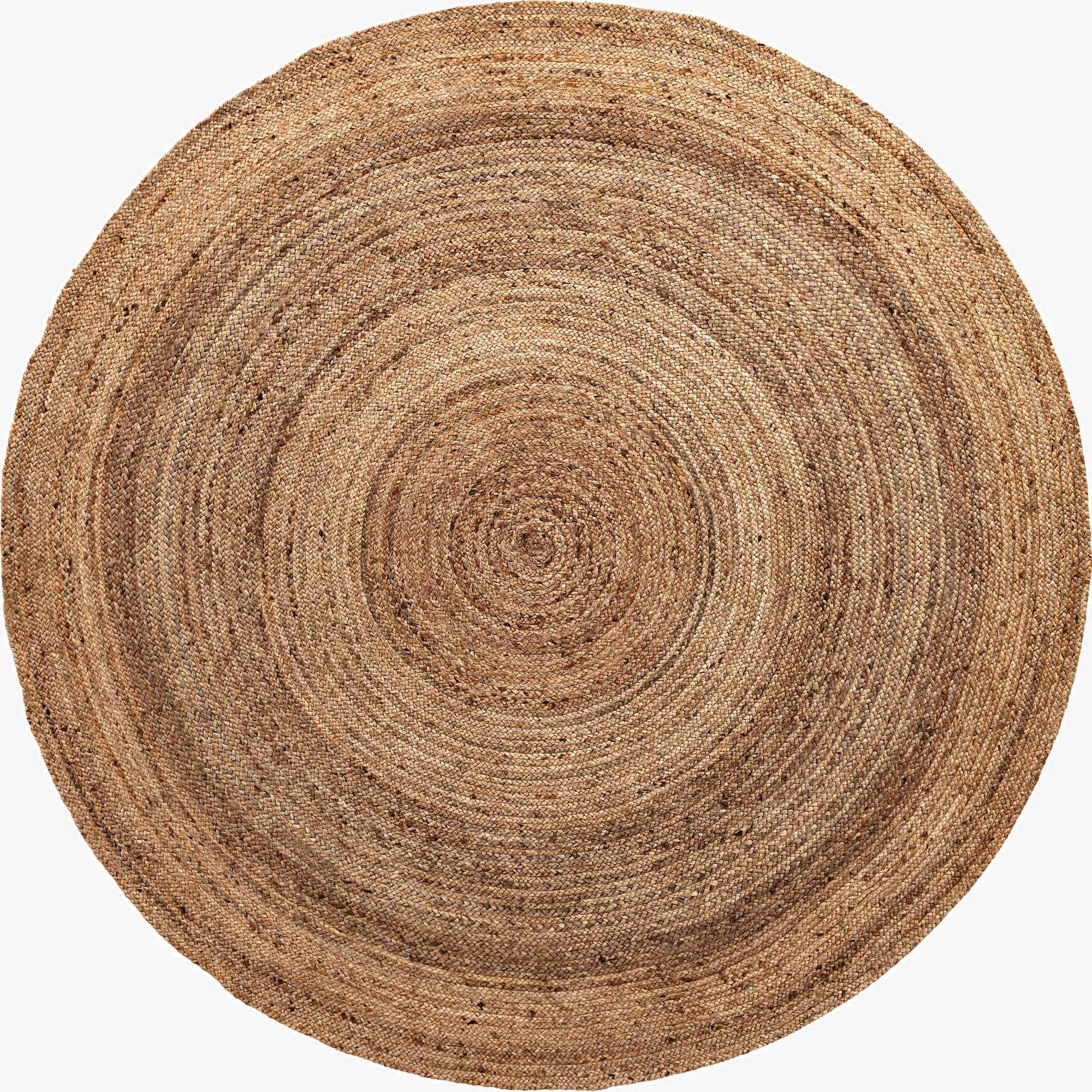 7' 1 x 7' 1  Hand Braided Jute Round Rug