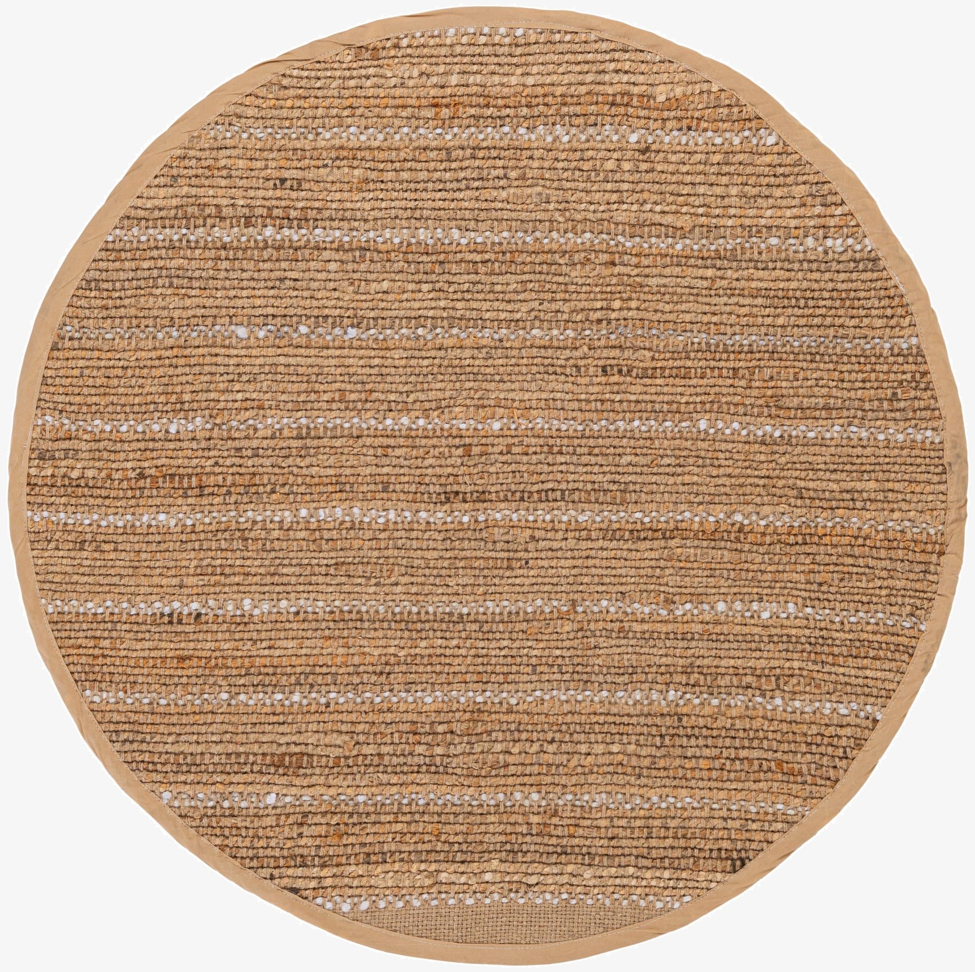 3' 1 x 3' 1  Hand Braided Laurel Handwoven Jute Round Rug
