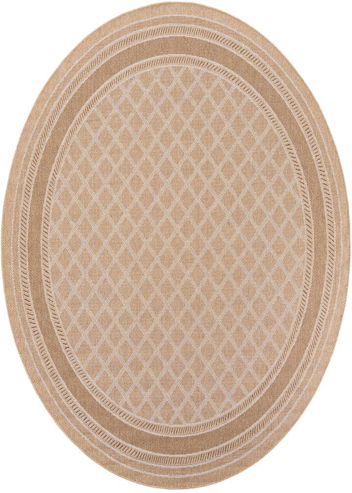 10' x 10' Easy-Clean Lattice Indoor / Outdoor Round Rug