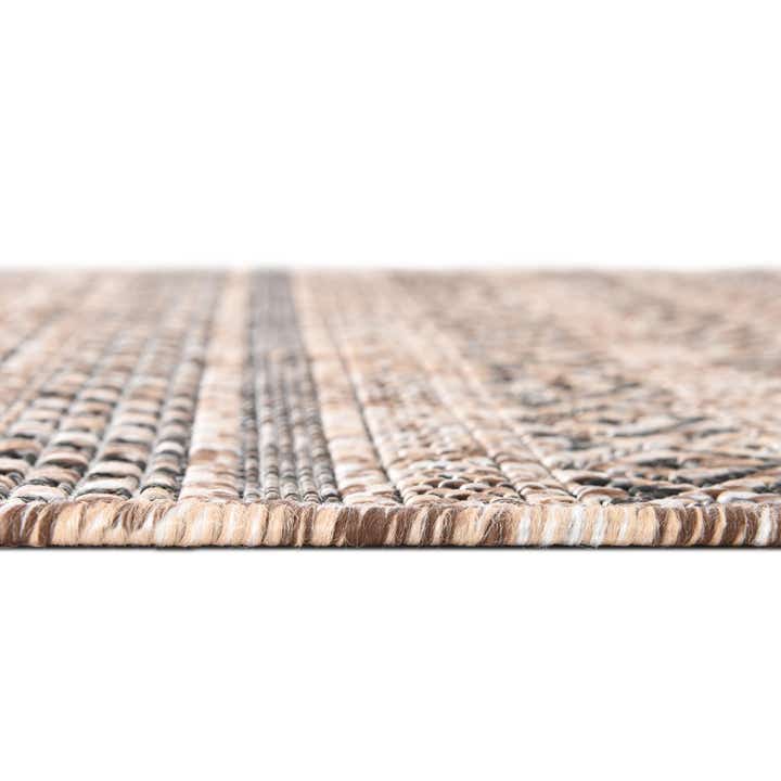 10' x 10' Easy-Clean Ribbon Indoor / Outdoor Round Rug