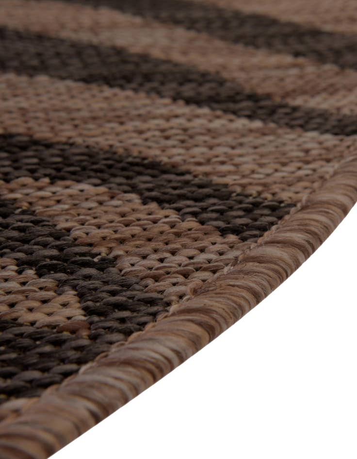 Detail image of 4' x 4' Easy-Clean Safari Indoor / Outdoor Round Rug