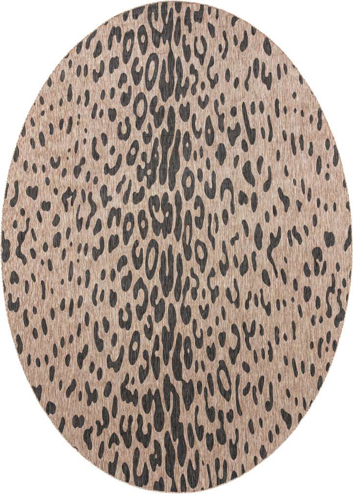 13' x 13' Easy-Clean Safari Indoor / Outdoor Round Rug