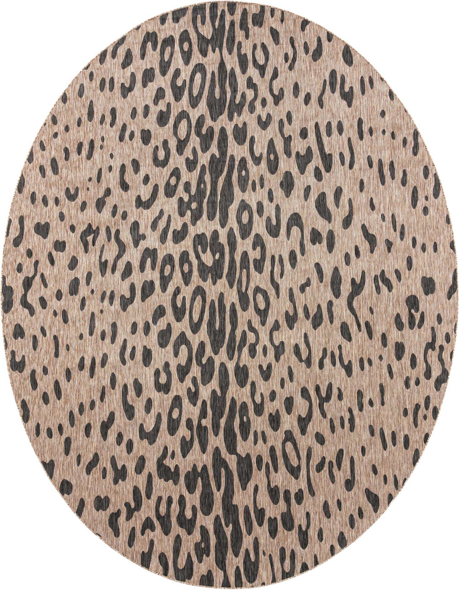 13' x 13' Easy-Clean Safari Indoor / Outdoor Round Rug