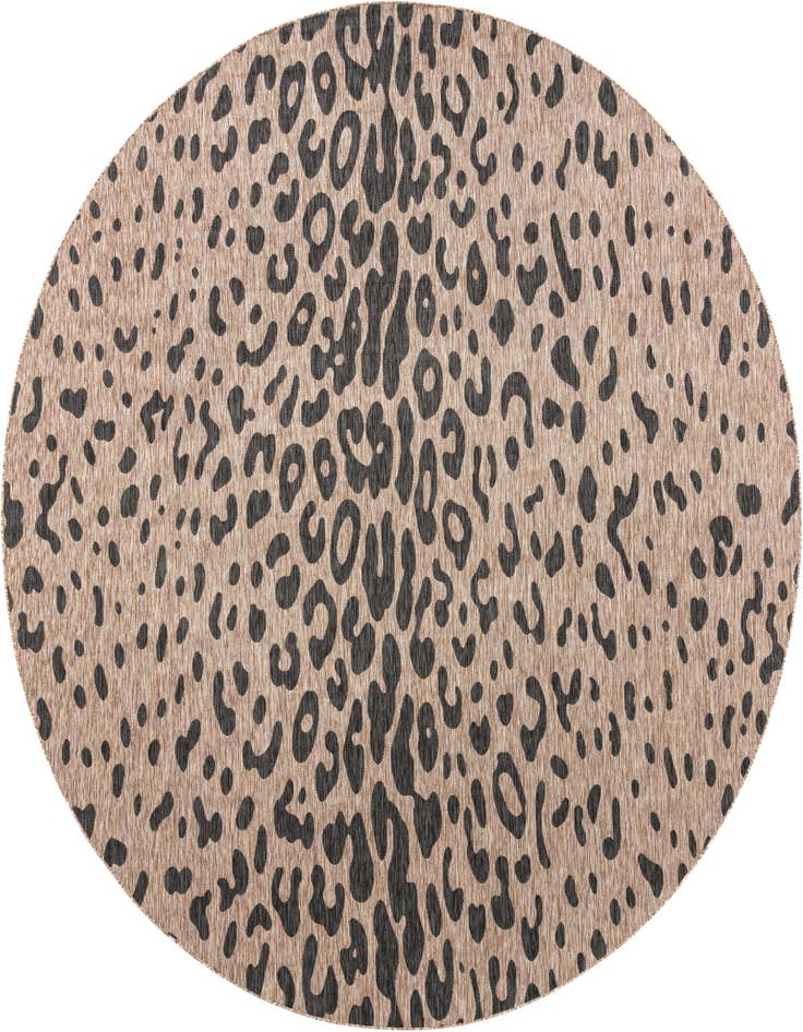 Detail image of 13' x 13' Easy-Clean Safari Indoor / Outdoor Round Rug
