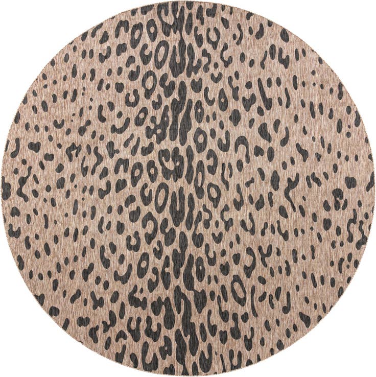 Detail image of 13' x 13' Easy-Clean Safari Indoor / Outdoor Round Rug