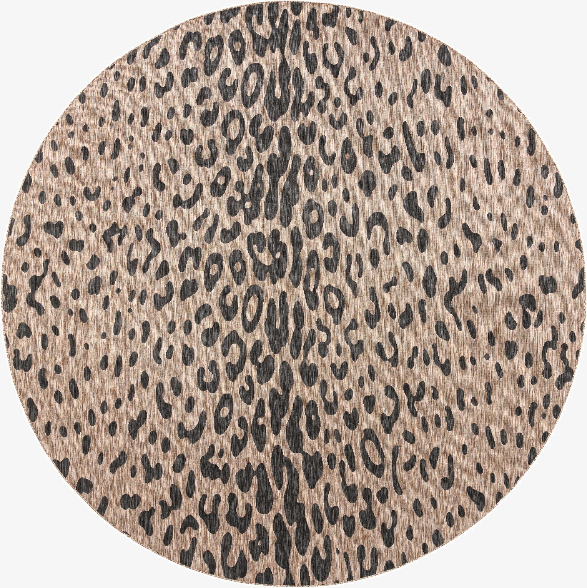 13' x 13'  Washable Safari Indoor / Outdoor Round Rug