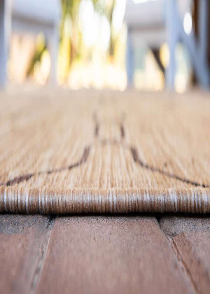 4' x 4' Easy-Clean Trellis Indoor / Outdoor Round Rug