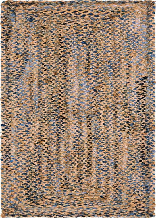 2' 2 x 8' Handmade Braided Chindi Runner Rug