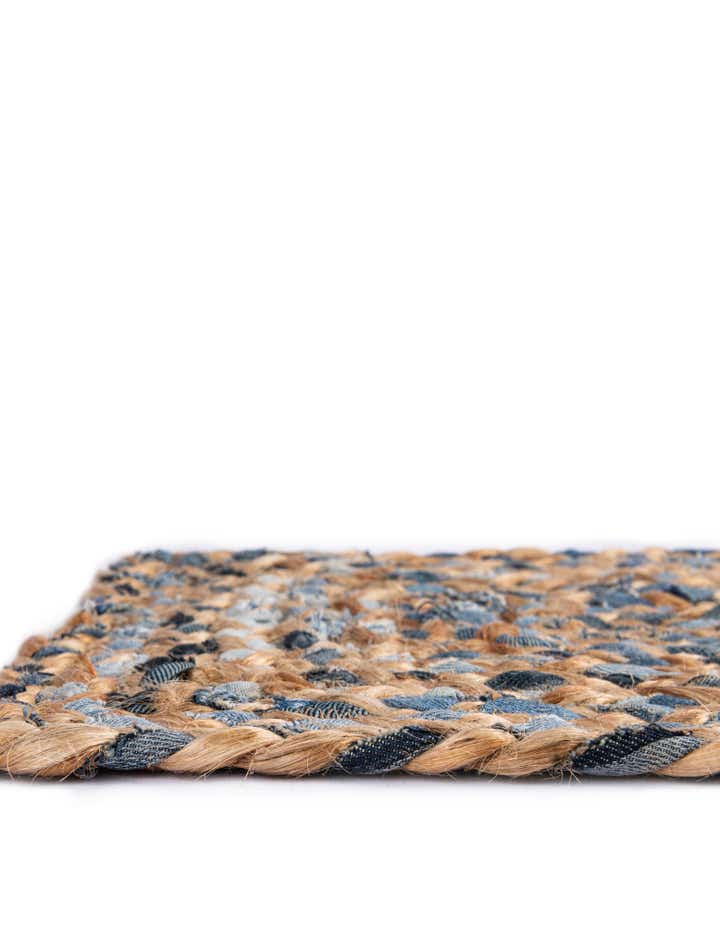 2' 2 x 8' Handmade Braided Chindi Runner Rug
