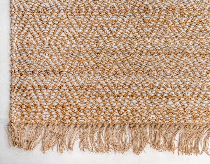 4' x 12' 6 Handmade Braided Jute Runner Rug
