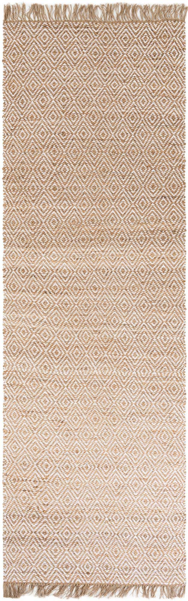4' x 12' 6 Handmade Braided Jute Runner Rug