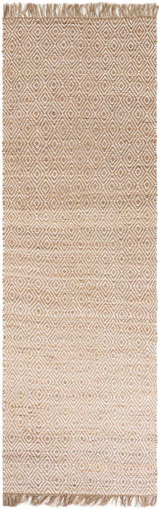 4' x 12' 6 Handmade Braided Jute Runner Rug