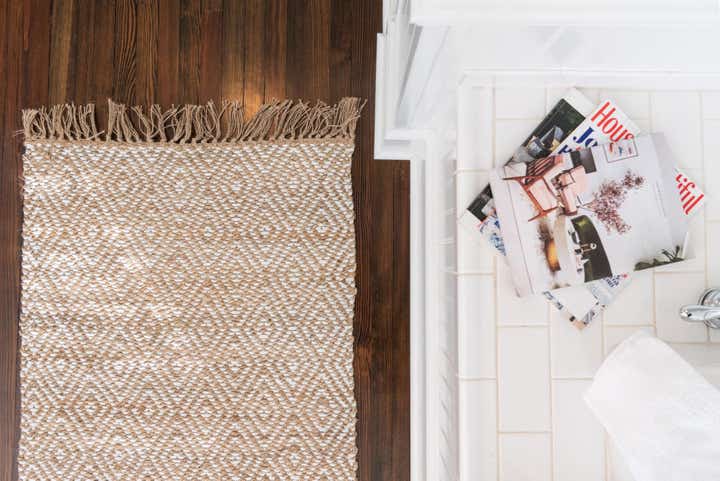 2' 8 x 9' 2 Hand Woven Braided Jute Runner Rug