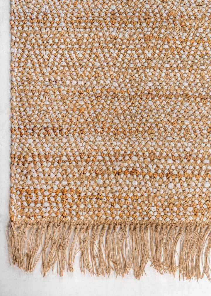 2' 8 x 9' 2 Hand Woven Braided Jute Runner Rug