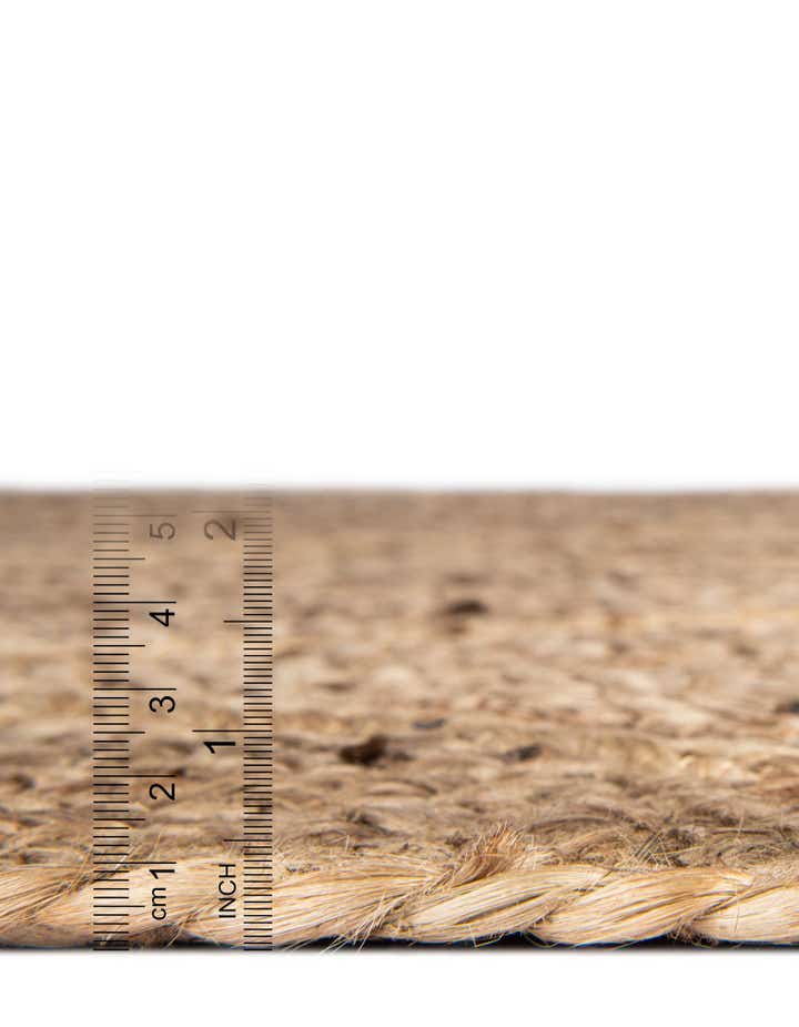 2' 2 x 6' 1 Handmade Braided Jute Runner Rug