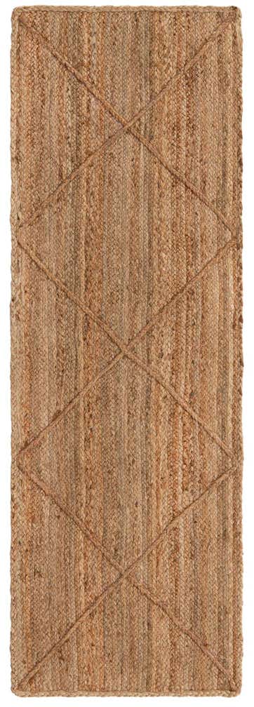 2' 2 x 6' 1 Handmade Braided Jute Runner Rug
