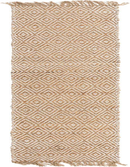 Detail image of 2' 2 x 10'  Hand Woven Braided Jute Runner Rug
