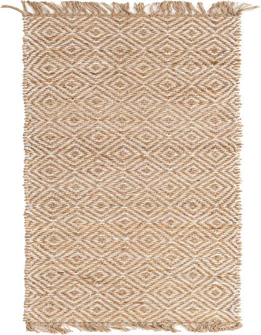 Detail image of 2' 2 x 8'  Hand Woven Braided Jute Runner Rug