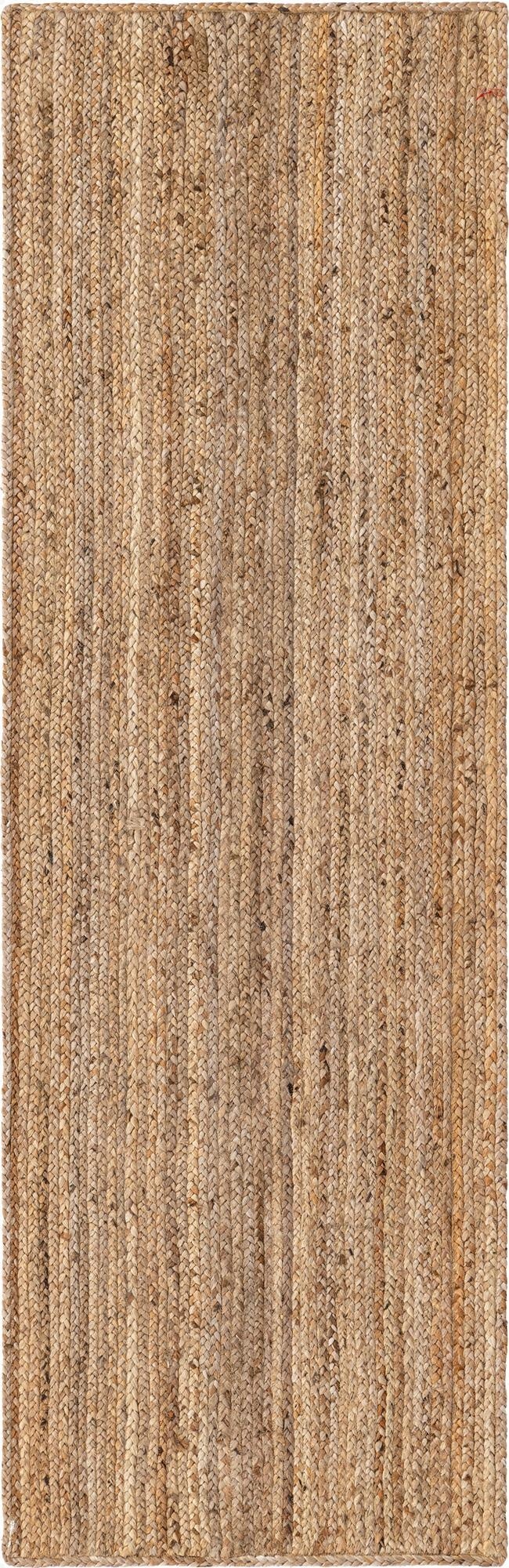 Primary image 2' 7 x 8'  Hand Braided Jute Runner Rug
