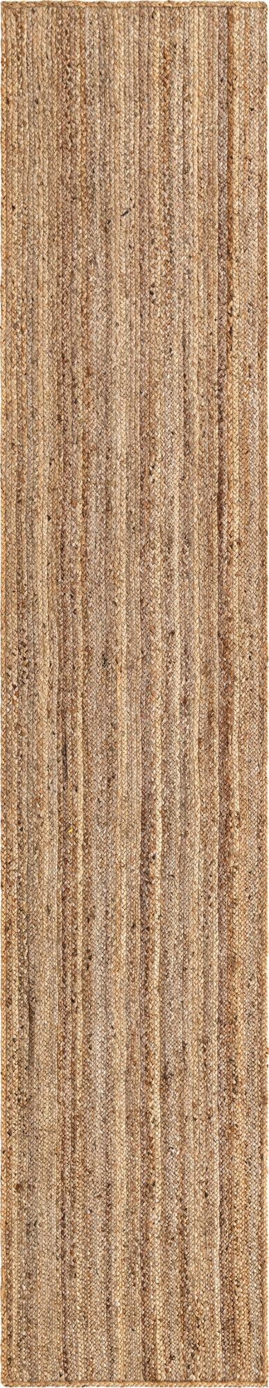 Primary image 2' 7 x 13' 1  Hand Braided Jute Runner Rug