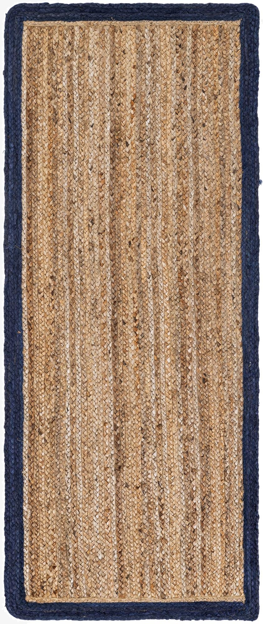 2' 7 x 6' 1  Hand Braided Jute Runner Rug