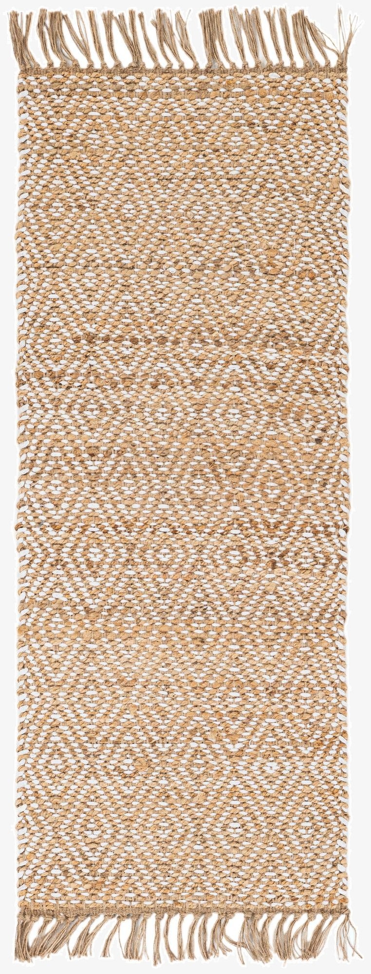 2' x 5'  Hand Woven Braided Jute Runner Rug