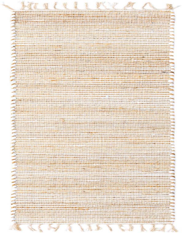 Detail image of 2' 7 x 10' Hand Woven Chindi Jute Runner Rug