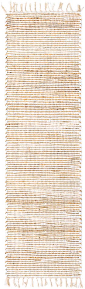 Detailansicht von 80cm x 305cm Handgewebt Chindi Jute Läufer Teppich