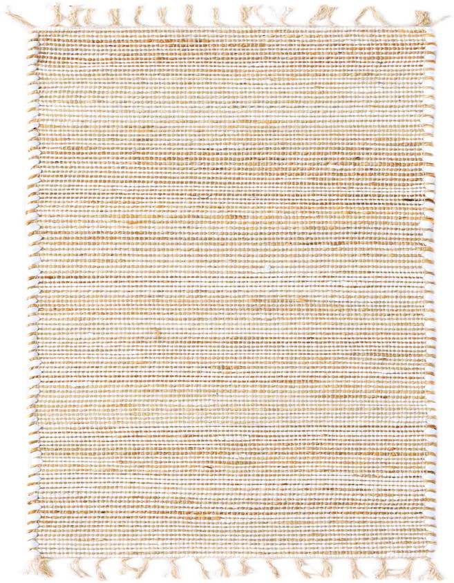 Detail image of 2' 2 x 6' 1 Hand Woven Chindi Jute Runner Rug